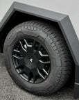 Cybertruck Heptagon Center Wheel Caps & Lug Nut Covers (Set of 4) - Version 1.0