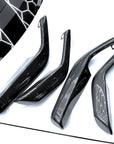 2020-2025 | Model Y Front & Rear Door Armrest Overlays (4 Pieces) - Real Dry Molded Carbon Fiber