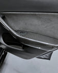 2020-2025 | Model Y Front & Rear Door Armrest Overlays (4 Pieces) - Real Dry Molded Carbon Fiber