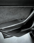2020-2025 | Model Y Front & Rear Door Armrest Overlays (4 Pieces) - Real Dry Molded Carbon Fiber