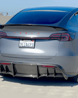 2020-2025 | Model Y Colossal Rear Replacement Diffuser - Real Dry Molded Carbon Fiber