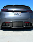 2020-2025 | Model Y Colossal Rear Replacement Diffuser - Real Dry Molded Carbon Fiber