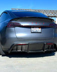 2020-2025 | Model Y Colossal Rear Replacement Diffuser - Real Dry Molded Carbon Fiber