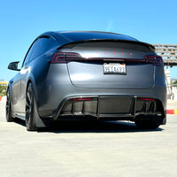 Model Y Colossal Rear Replacement Diffuser - Real Dry Molded Carbon Fiber