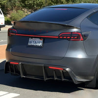 Model Y Colossal Rear Replacement Diffuser - Real Dry Molded Carbon Fiber