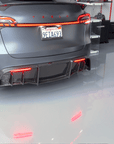 2020-2025 | Model Y Colossal Rear Replacement Diffuser - Real Dry Molded Carbon Fiber