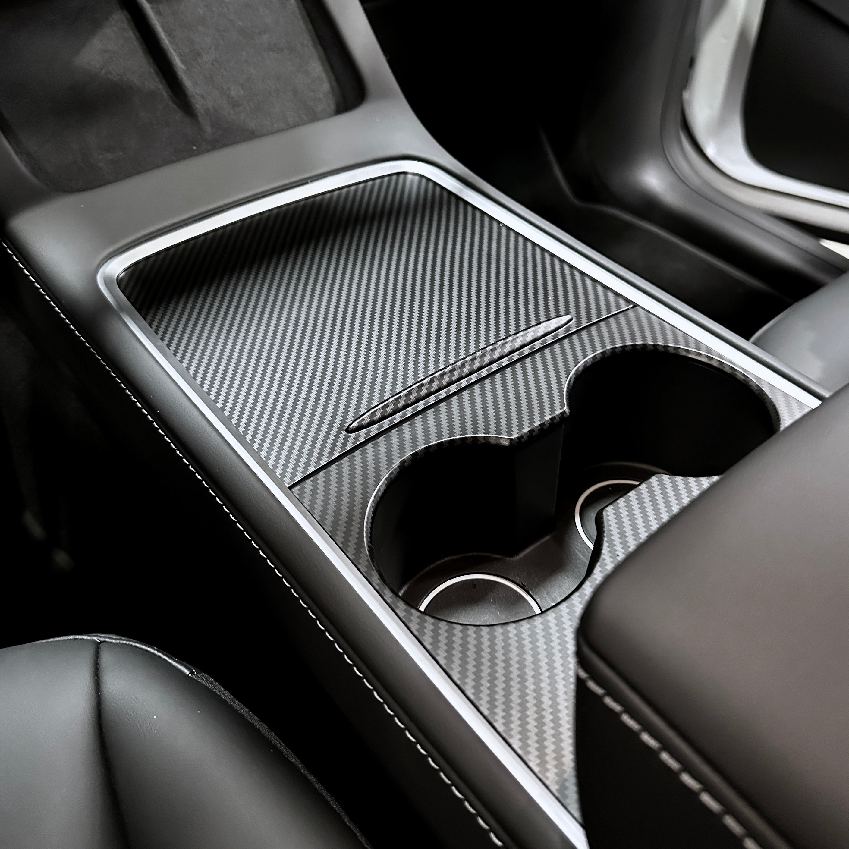 Model 3 Y Center Console Overlays ABS Plastic Gen. 2 Variety