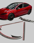 2024+ | Model 3 Highland Refreshed Futura Full Body Kit - Real Molded Carbon Fiber (8 Pieces)