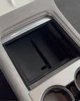 Model 3 & Y Center Console Sliding Tray Fully Flocked with Access Hole (Gen. 2)