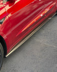 2024+ | Model 3 Futura Side Skirts - Real Molded Carbon Fiber