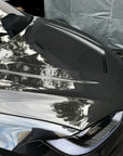 2021+ | Model X Viento Robot Hood - Dual Layer with Xpel Clear Bra- Dry Molded Carbon Fiber