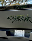 Cybertruck / Cyberbeast Tailgate Vinyl Logo Decal - Variety*