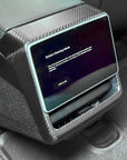2024+ | Model 3 Highland Refreshed Backseat Screen Display Overlay Frame - Real Dry Molded Carbon Fiber
