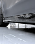 2020+ | Model Y Colossal Side Skirt Overlays - Real Dry Molded Carbon Fiber