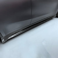 Model Y Colossal Side Skirt Overlays - Real Dry Molded Carbon Fiber