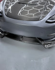 2020-2025 | Model Y Colossal Front Lip Overlay Spoiler - Real Dry Molded Carbon Fiber