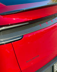 2026+ | Model Y Juniper Refreshed Tailgate Applique - Real Dry Molded Carbon Fiber