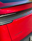 2026+ | Model Y Juniper Refreshed Tailgate Applique - Real Dry Molded Carbon Fiber