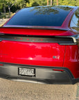 2026+ | Model Y Juniper Refreshed Tailgate Applique - Real Dry Molded Carbon Fiber