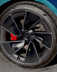 2024+ | Model 3 Performance 20" Warp Wheel Carbon Fiber Look Outer Rim Spoke PPF Overlay - 20 Piece Kit