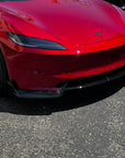 2024+ | Model 3 Viento Front Lip Spoiler ABS Plastic (3 Piece) - Variety*