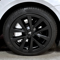 Model 3 18" Aero Wheel Cover Replacements- Open Spoke Arachnid Style (Set of 4)