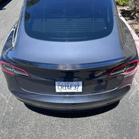 Model 3 Razzo Plus Spoiler - Real Molded Carbon Fiber