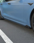 2022+ | Model S Viento Full Body Kit - Real Molded Carbon Fiber (4 Pieces)