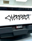 Cybertruck / Cyberbeast Tailgate Vinyl Logo Decal - Variety*