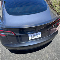 Model 3 Razzo Plus Spoiler - Real Molded Carbon Fiber