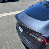 Model 3 Razzo Plus Spoiler - Real Molded Carbon Fiber