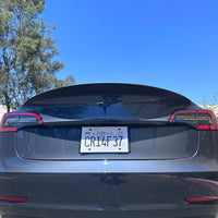 Model 3 Razzo Plus Spoiler - Real Molded Carbon Fiber