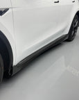 2020+ | Model Y Colossal Delfino Side Skirt Overlays - Real Dry Molded Carbon Fiber