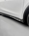2020+ | Model Y Colossal Delfino Side Skirt Overlays - Real Dry Molded Carbon Fiber