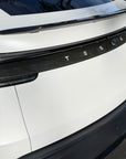 2026+ | Model Y Juniper Refreshed Tailgate Applique - Real Dry Molded Carbon Fiber