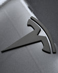 Model 3 Replacement TESLA T Logo Emblems for Hood & Trunk (1 Pair, 4 Pieces)