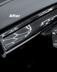Model 3 & Y* Mid-Upper Dashboard Core Overlay - Real Dry Molded Carbon Fiber