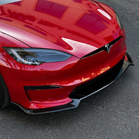 2021+ | Model S Front Lip Spoiler (3 Piece Design) - Variety*