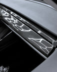 Model 3 & Y* Mid-Upper Dashboard Core Overlay - Real Dry Molded Carbon Fiber