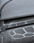 Model 3 & Y* Mid-Upper Dashboard Core Overlay - Real Dry Molded Carbon Fiber