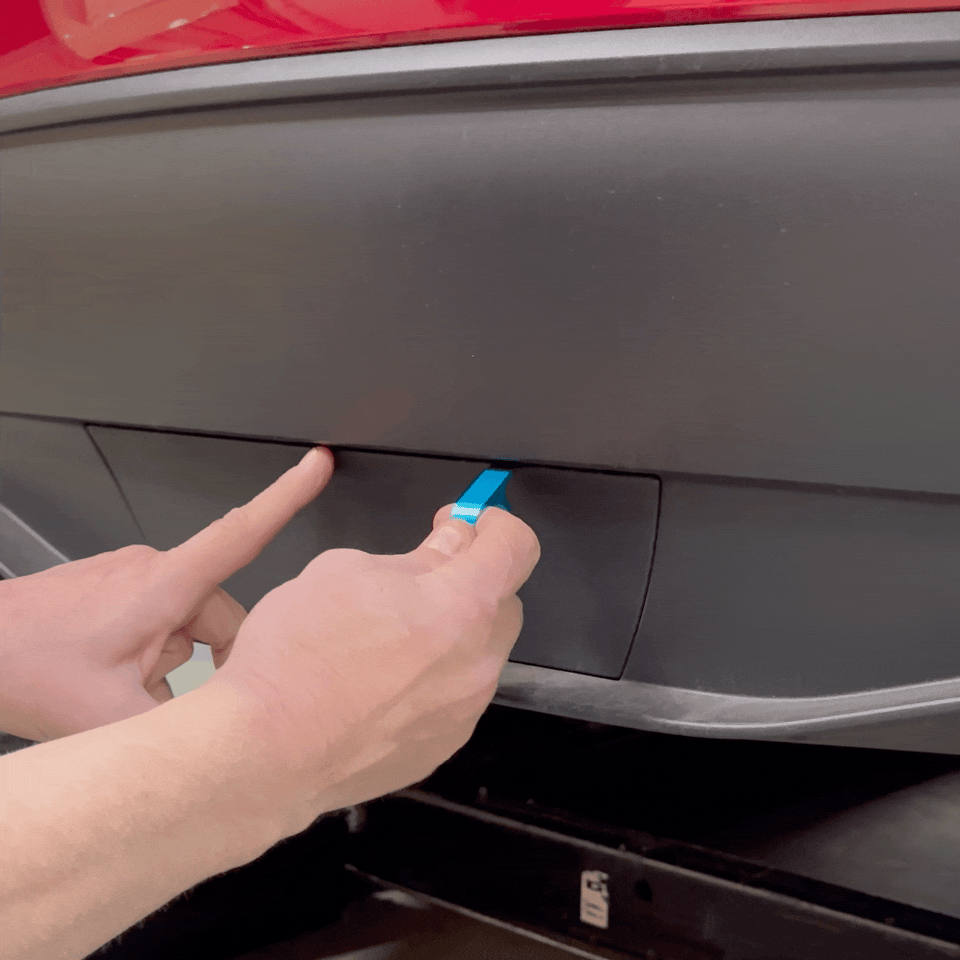 2020+ | Model Y Aluminum Hitch Cover Removal Tool - Blue