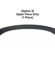 2024+ | Model 3 Highland Refreshed "Plain Weave" (Performance Look) Dashboard Replacement Kit (3 Piece Options) - Real Dry Molded Carbon Fiber