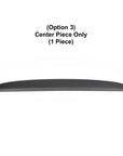 2024+ | Model 3 Highland Refreshed "Plain Weave" (Performance Look) Dashboard Replacement Kit (3 Piece Options) - Real Dry Molded Carbon Fiber