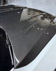 2021+ | Model S Viento Robot Hood - Dual Layer with Xpel Clear Bra - Dry Molded Carbon Fiber