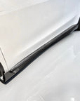 2020+ | Model Y Colossal Delfino Side Skirt Overlays - Real Dry Molded Carbon Fiber