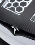 2021+ | Model S Viento Robot Hood - Dual Layer with Xpel Clear Bra - Dry Molded Carbon Fiber