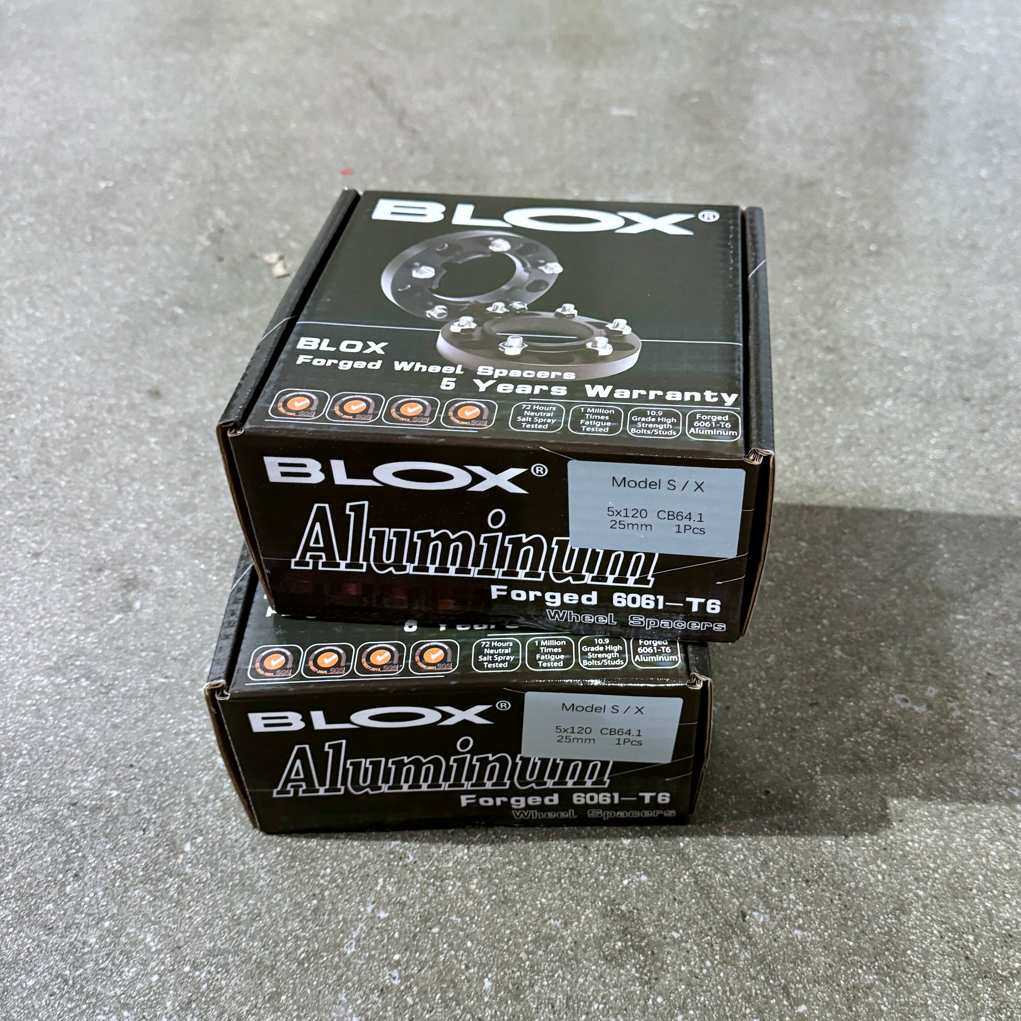 Model S & X BLOX Aluminum Forged Wheel Spacers (1 Pair)