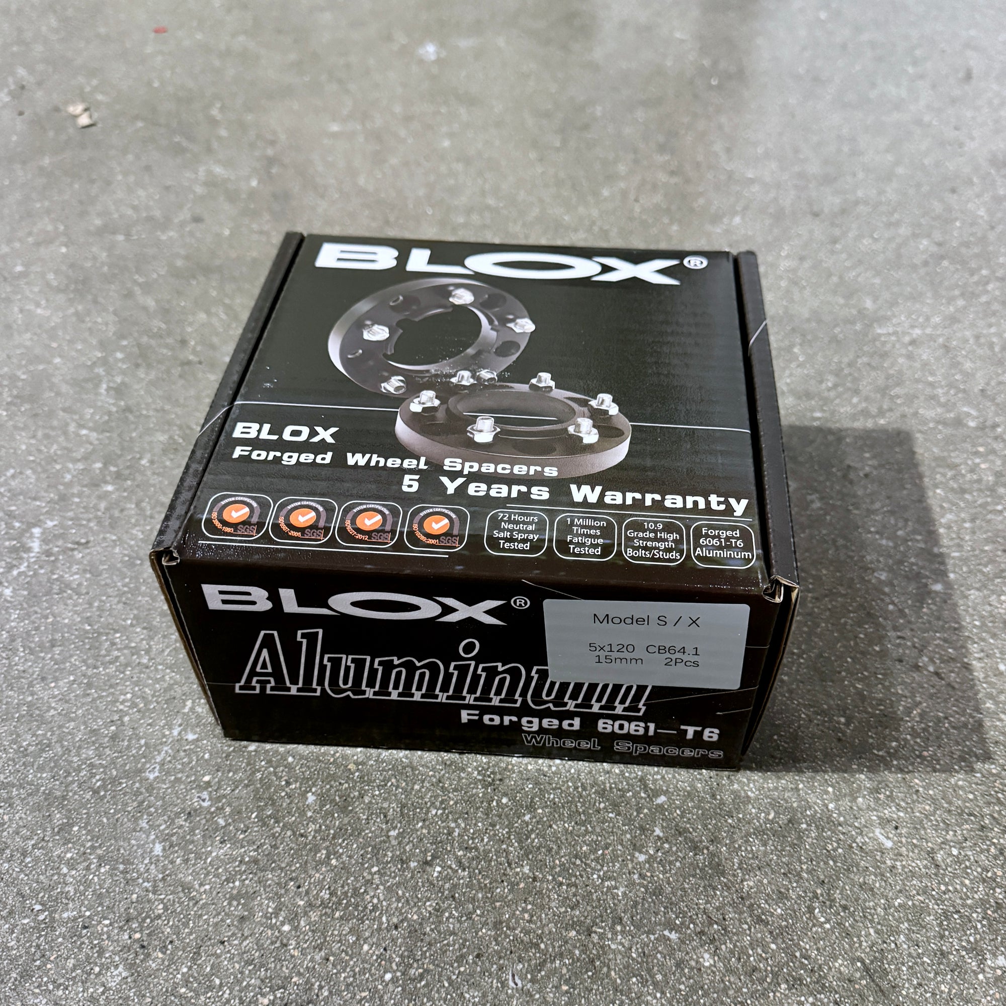 Model S & X BLOX Aluminum Forged Wheel Spacers (1 Pair)