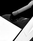 Cybertruck Windshield Wiper Motor Cover & Cap Overlay- Real Molded Carbon Fiber