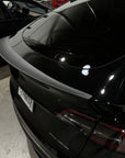 Model Y Razzo Plus Spoiler - Real Dry Molded Carbon Fiber